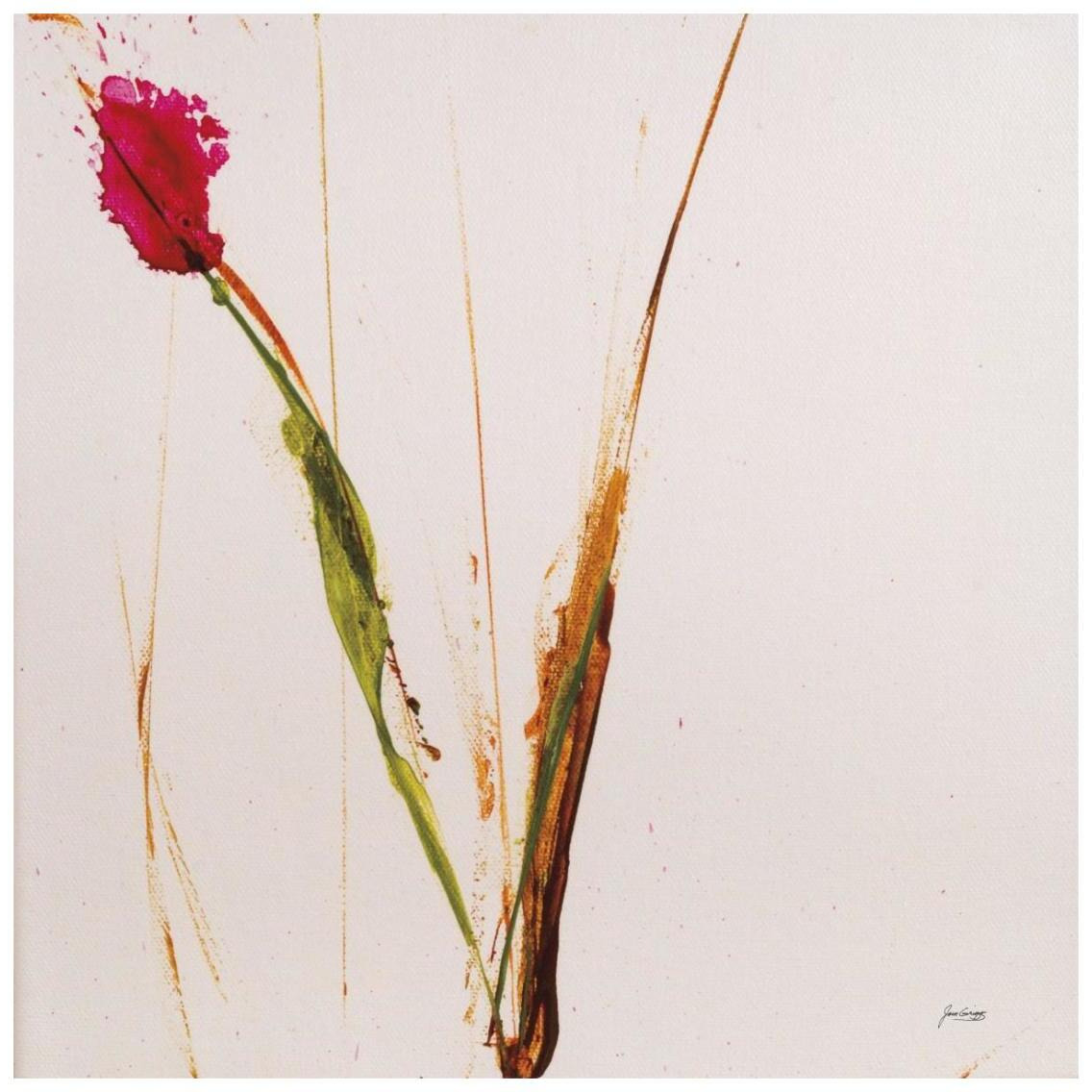 Pink Buds I -Paper Art-26&quotx26"