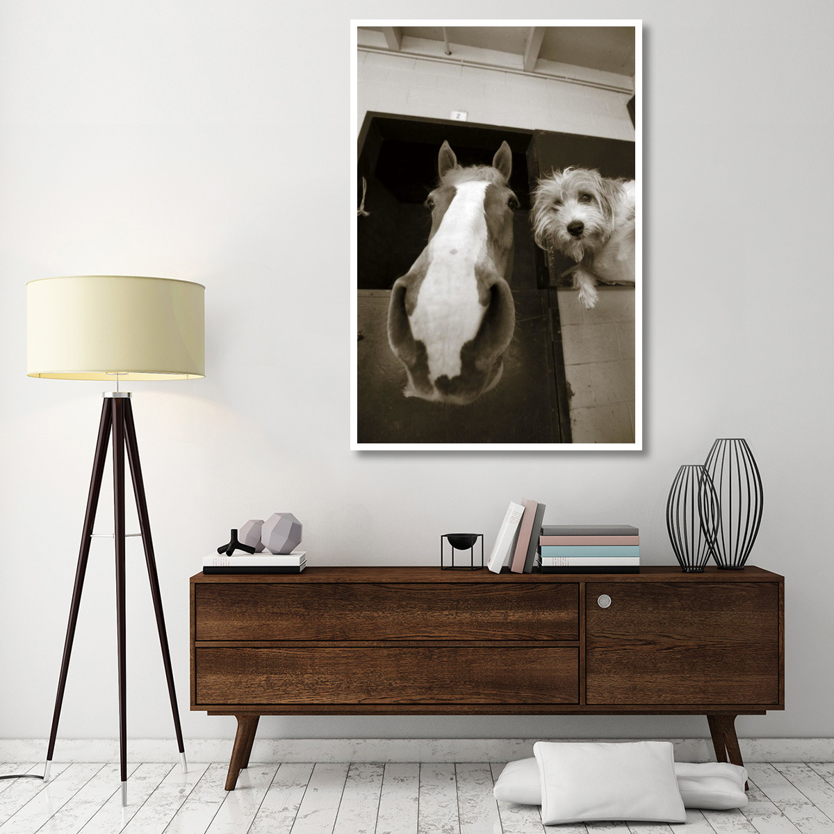 Hanging Out -Paper Art-42&quotx62"