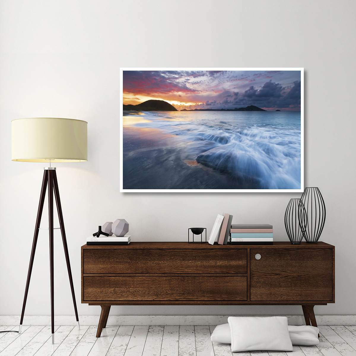 Fire and Ice -Paper Art-62&quotx42"