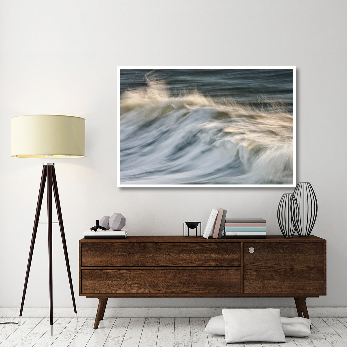 South Beach Surf -Paper Art-62&quotx42"