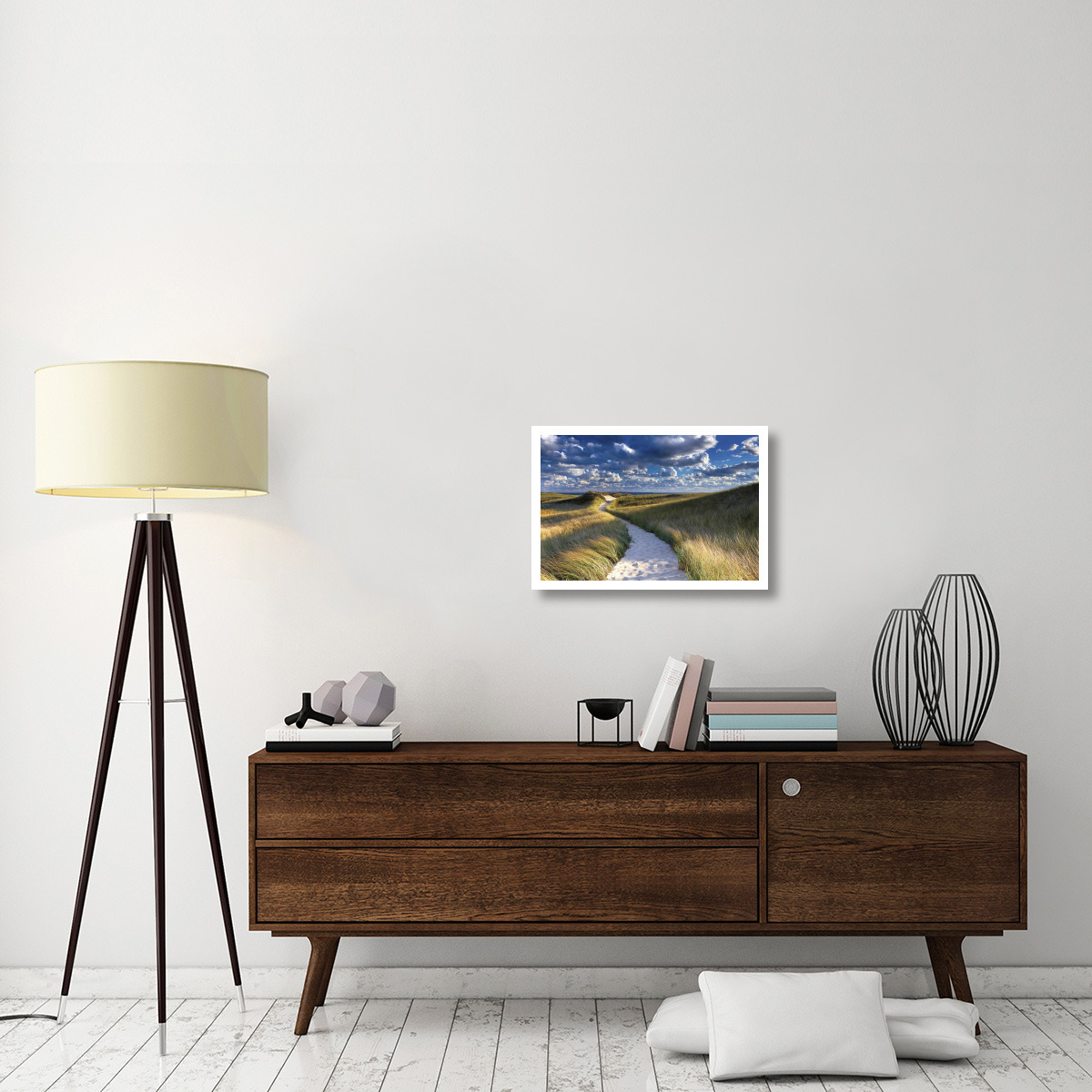 Philbin Beach Path -Paper Art-26&quotx18"