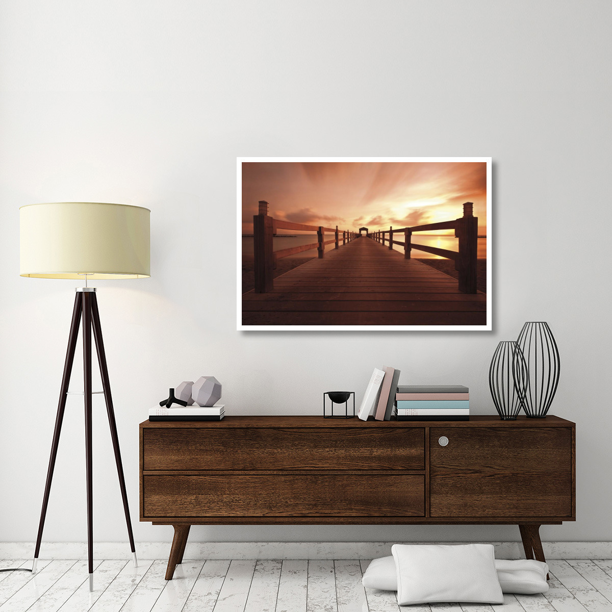 Bridge to Heaven -Paper Art-50&quotx34"