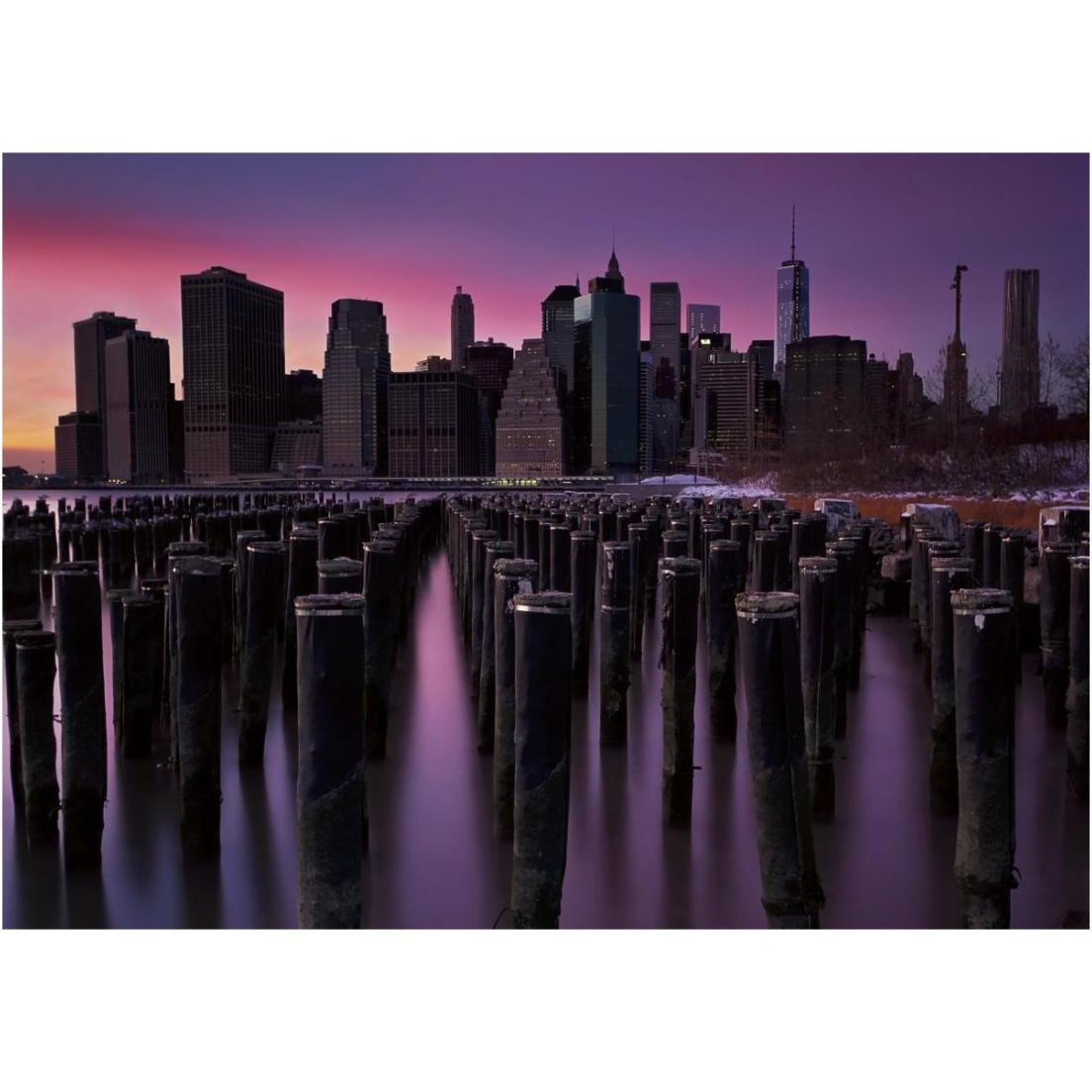 Manhattan Glow -Paper Art-24&quotx17.62"