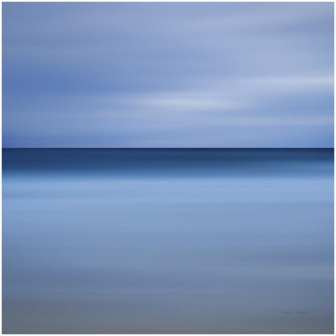 Beach Blues -Paper Art-32&quotx32"