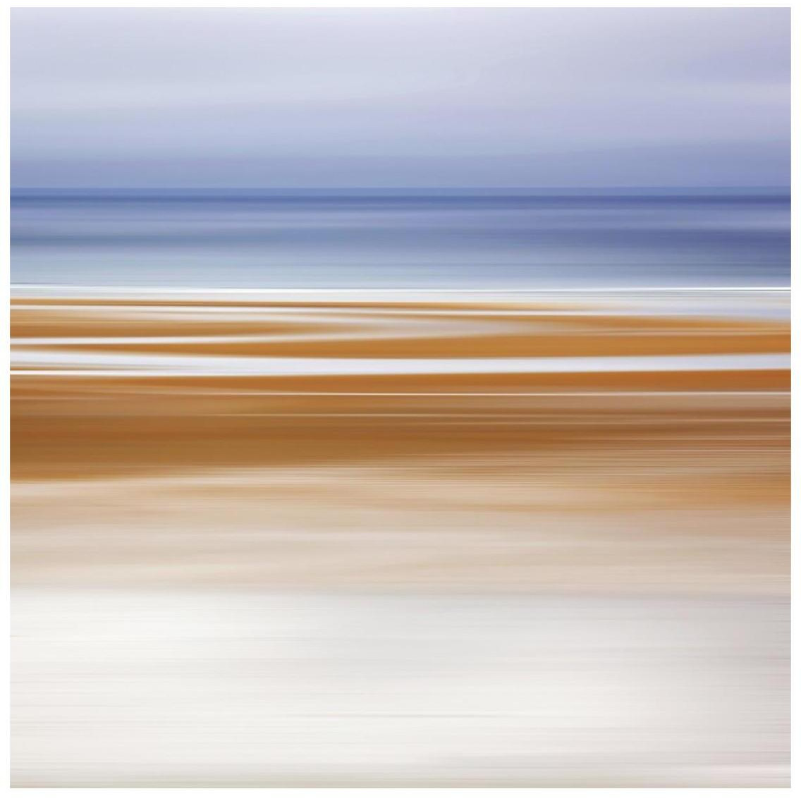 Foggy Evening at Low Tide -Paper Art-26&quotx26"