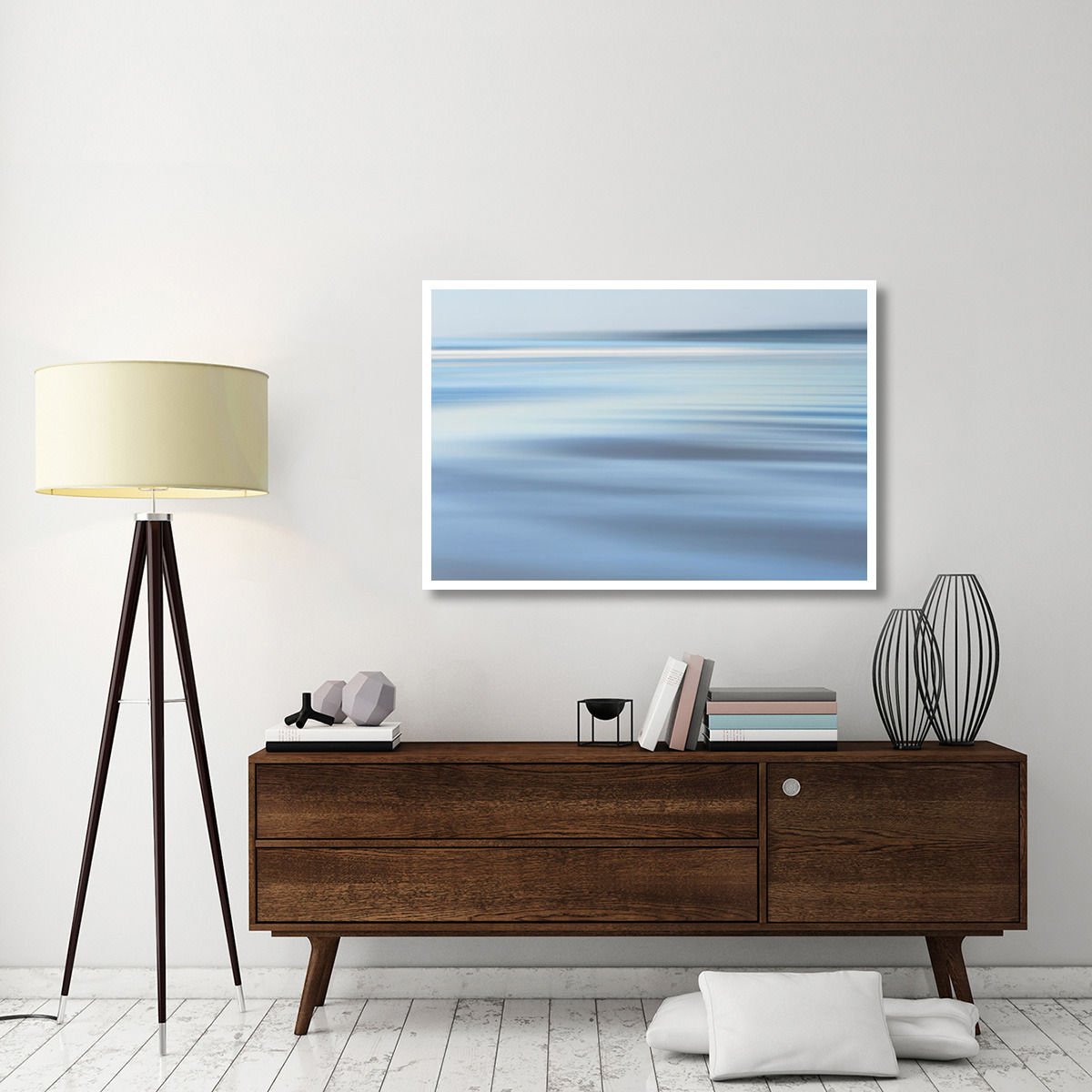 Low Tide at Dusk -Paper Art-50&quotx34"