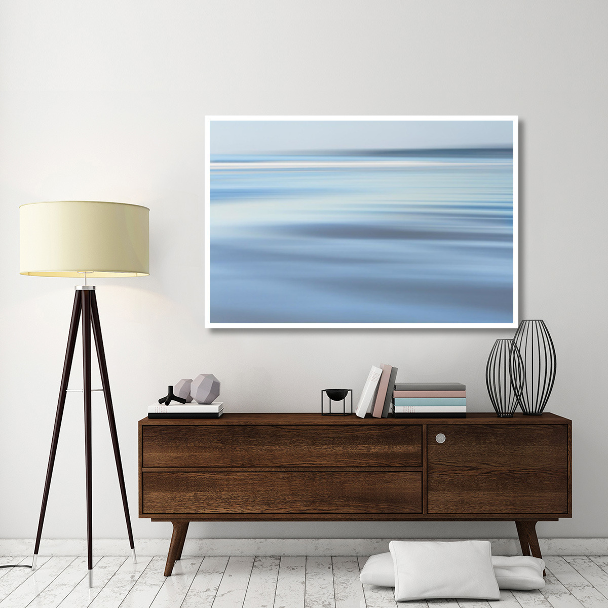 Low Tide at Dusk -Paper Art-62&quotx42"