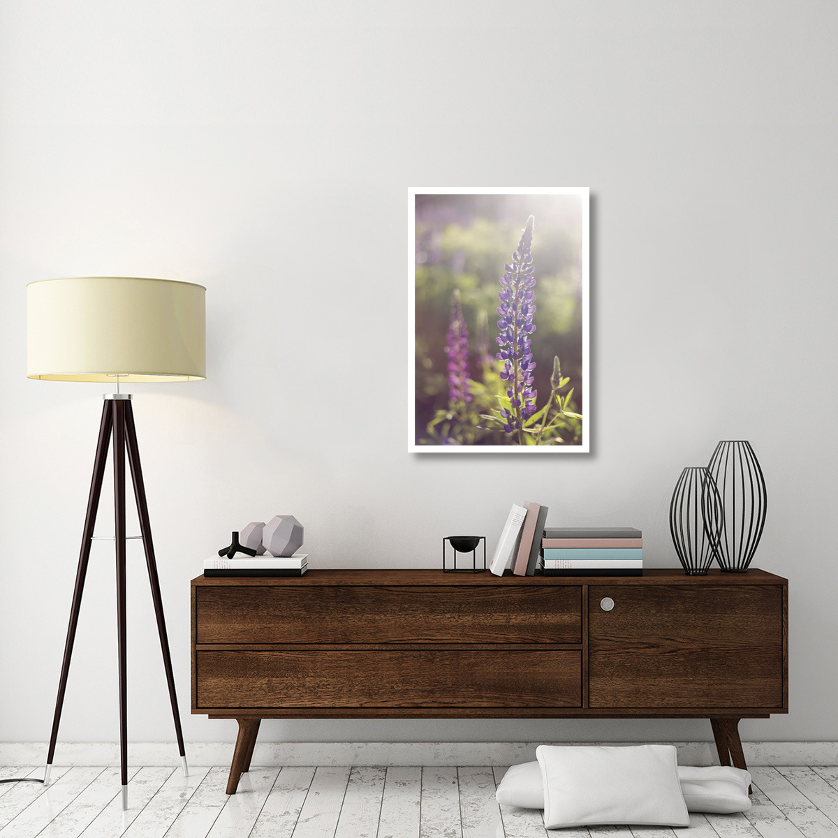 Lupine Flare -Paper Art-26&quotx38"