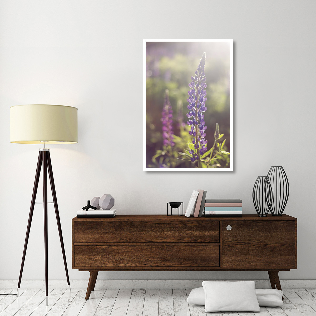 Lupine Flare -Paper Art-34&quotx50"