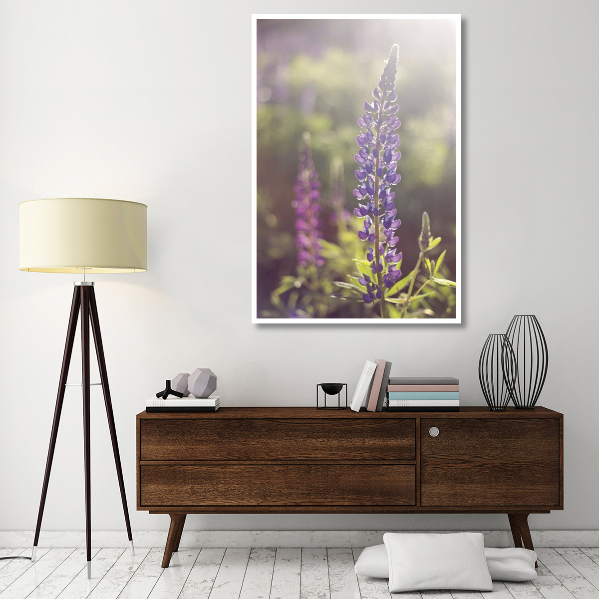 Lupine Flare -Paper Art-42&quotx62"