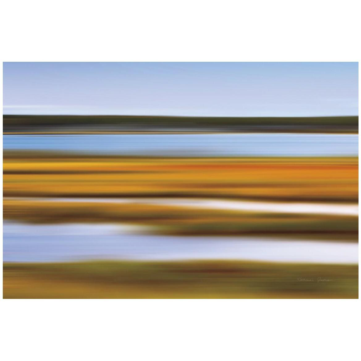 Autumn Marsh -Paper Art-50&quotx34"
