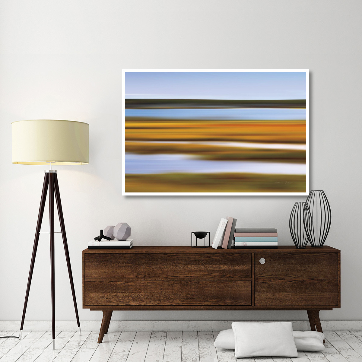 Autumn Marsh -Paper Art-62&quotx42"