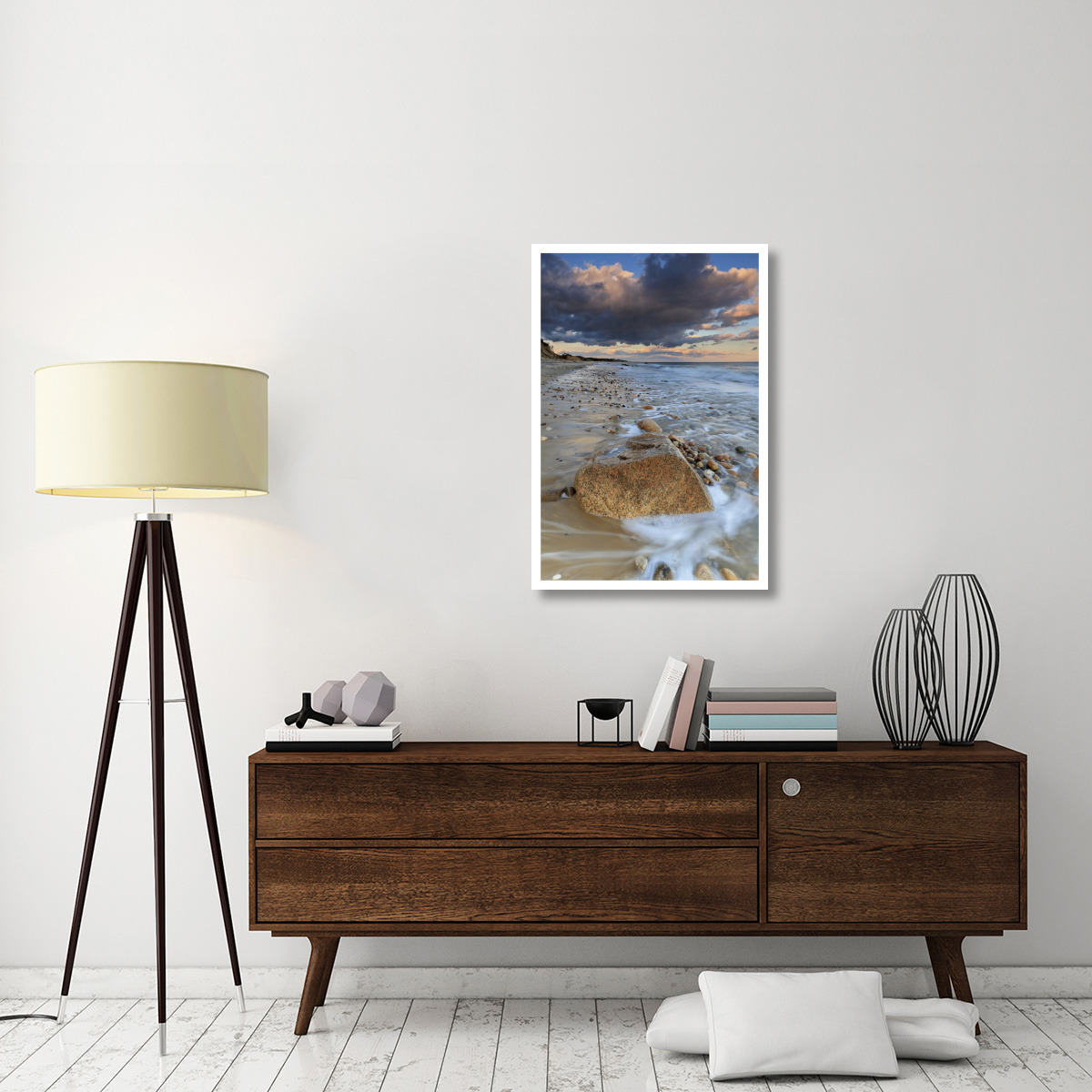 Squibnocket Sunset I -Paper Art-26&quotx38"