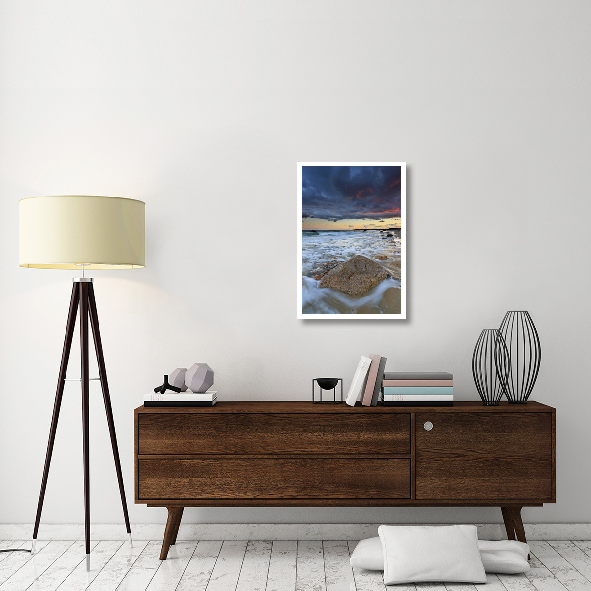 Squibnocket Sunset II -Paper Art-22&quotx32"
