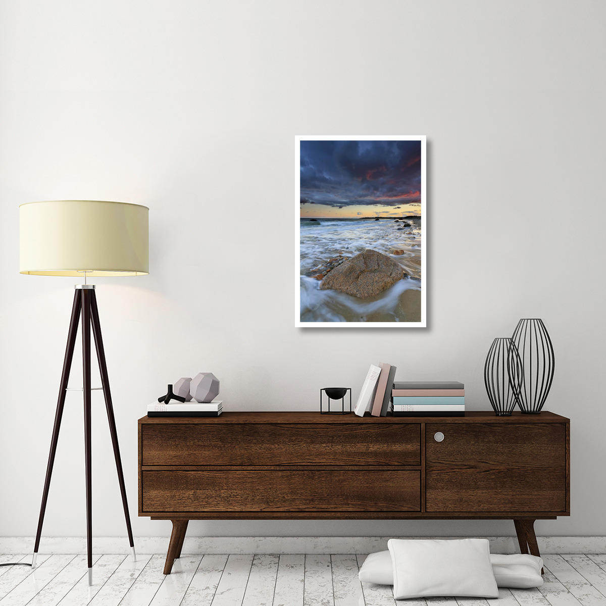 Squibnocket Sunset II -Paper Art-26&quotx38"