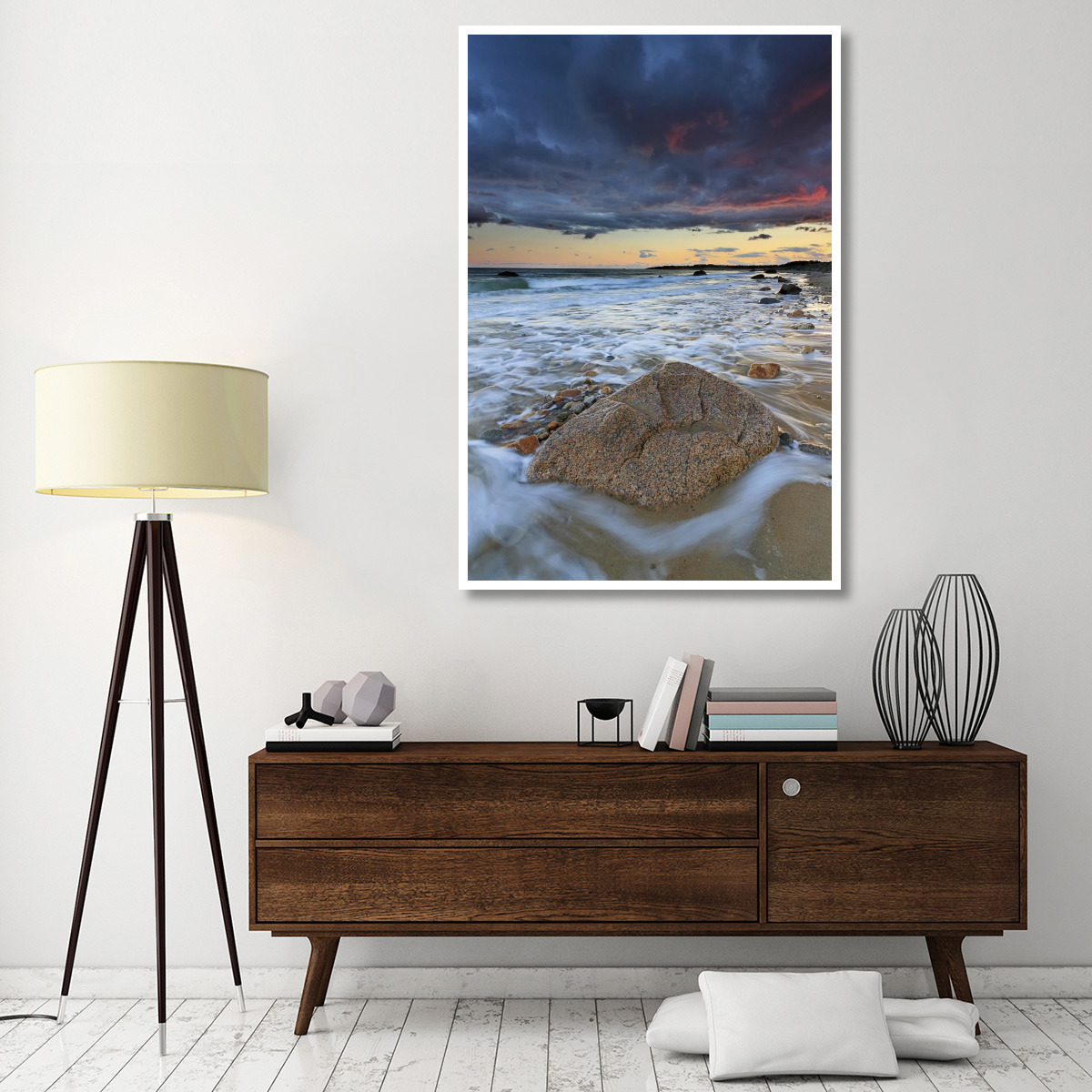 Squibnocket Sunset II -Paper Art-42&quotx62"