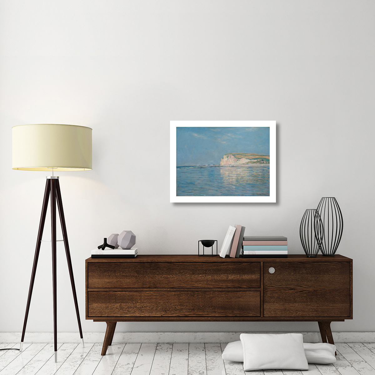 Low Tide at Pourville, near Dieppe, 1882 -Paper Art-32&quotx24.2"