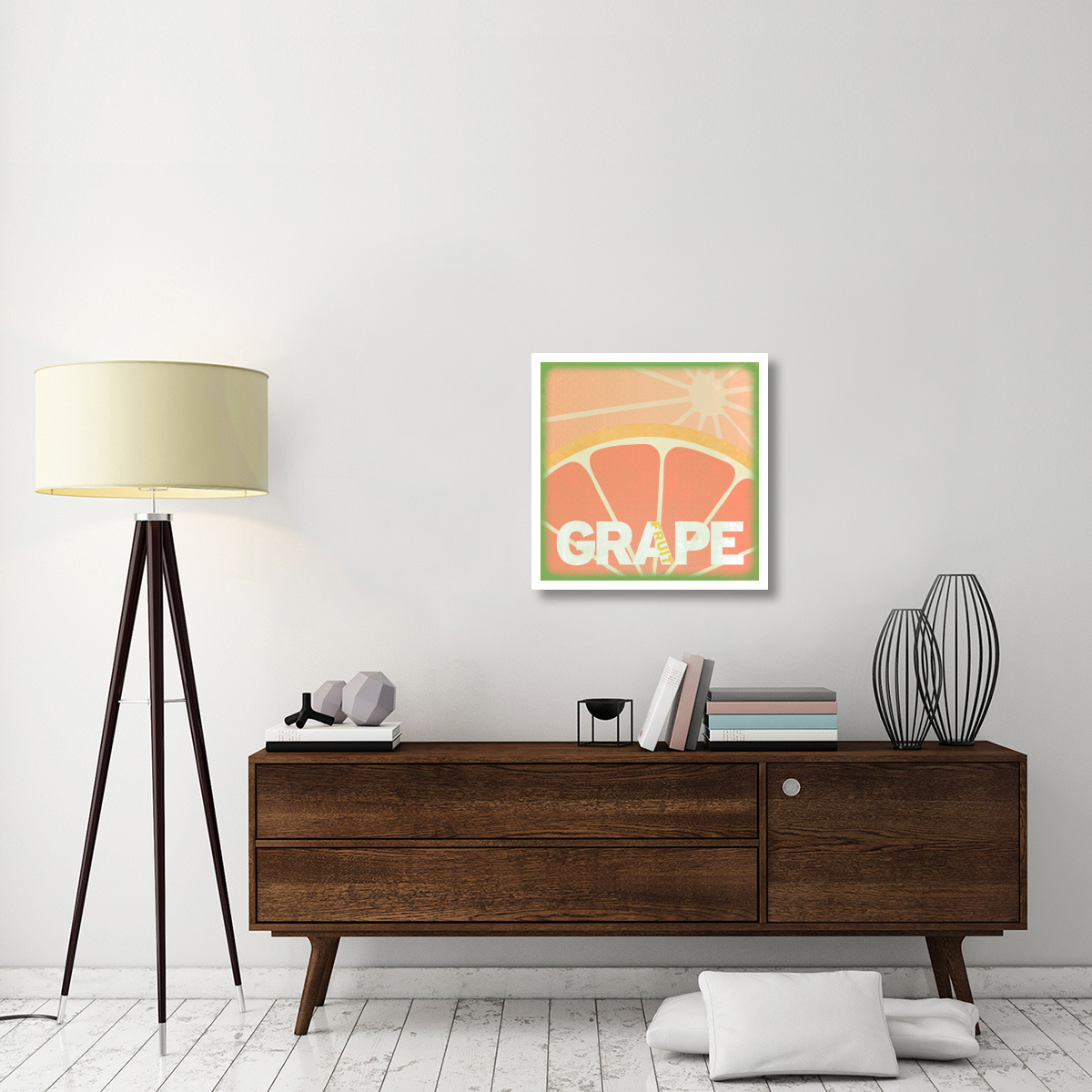Citrus - Grapefruit -Paper Art-26&quotx26"