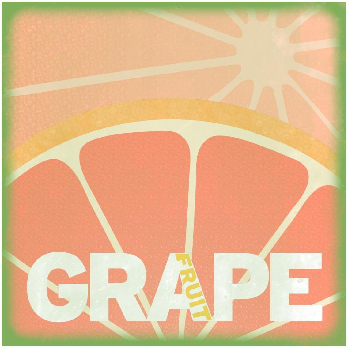 Citrus - Grapefruit -Paper Art-32&quotx32"