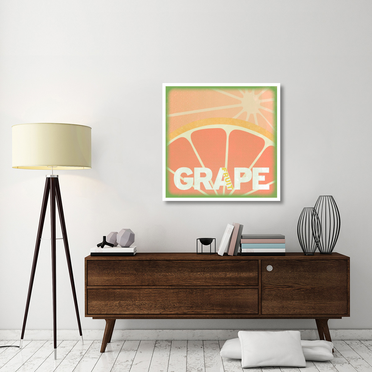 Citrus - Grapefruit -Paper Art-38&quotx38"