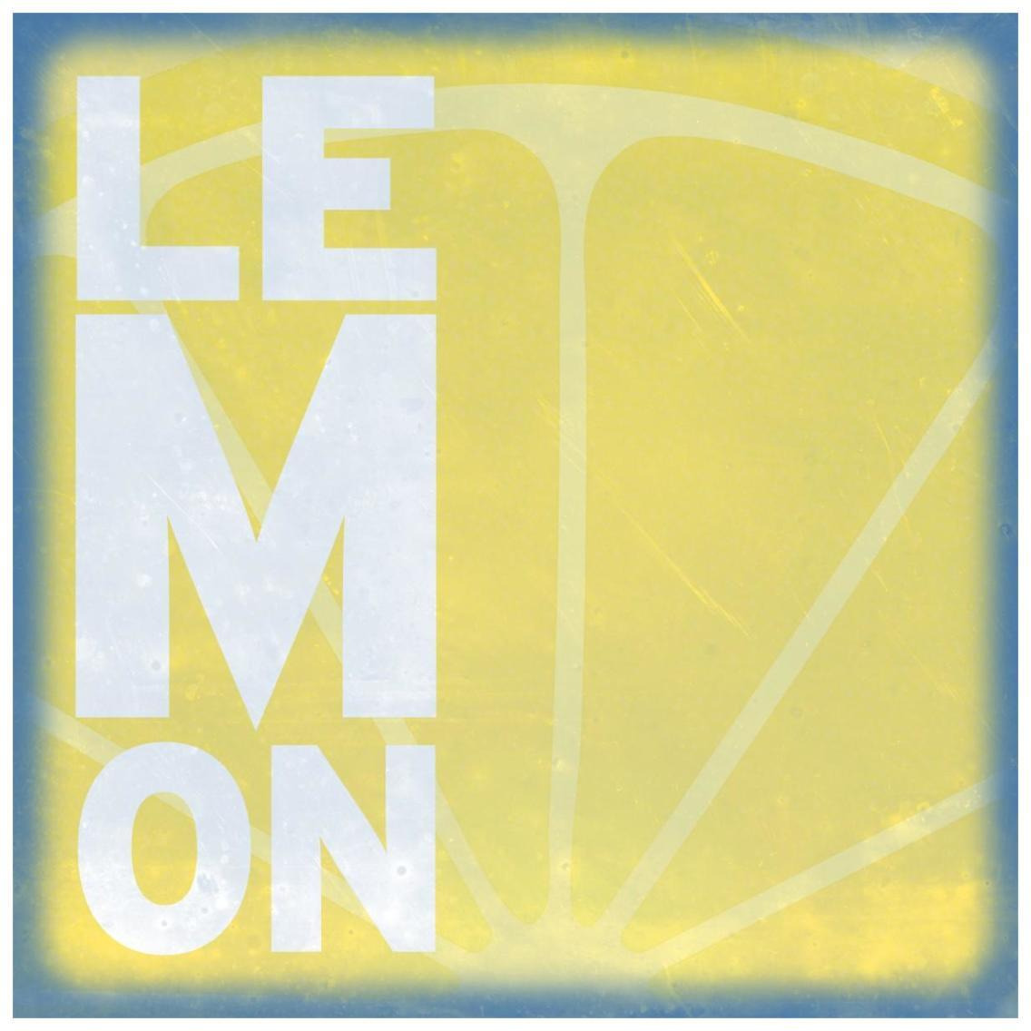 Citrus - Lemon -Paper Art-26&quotx26"