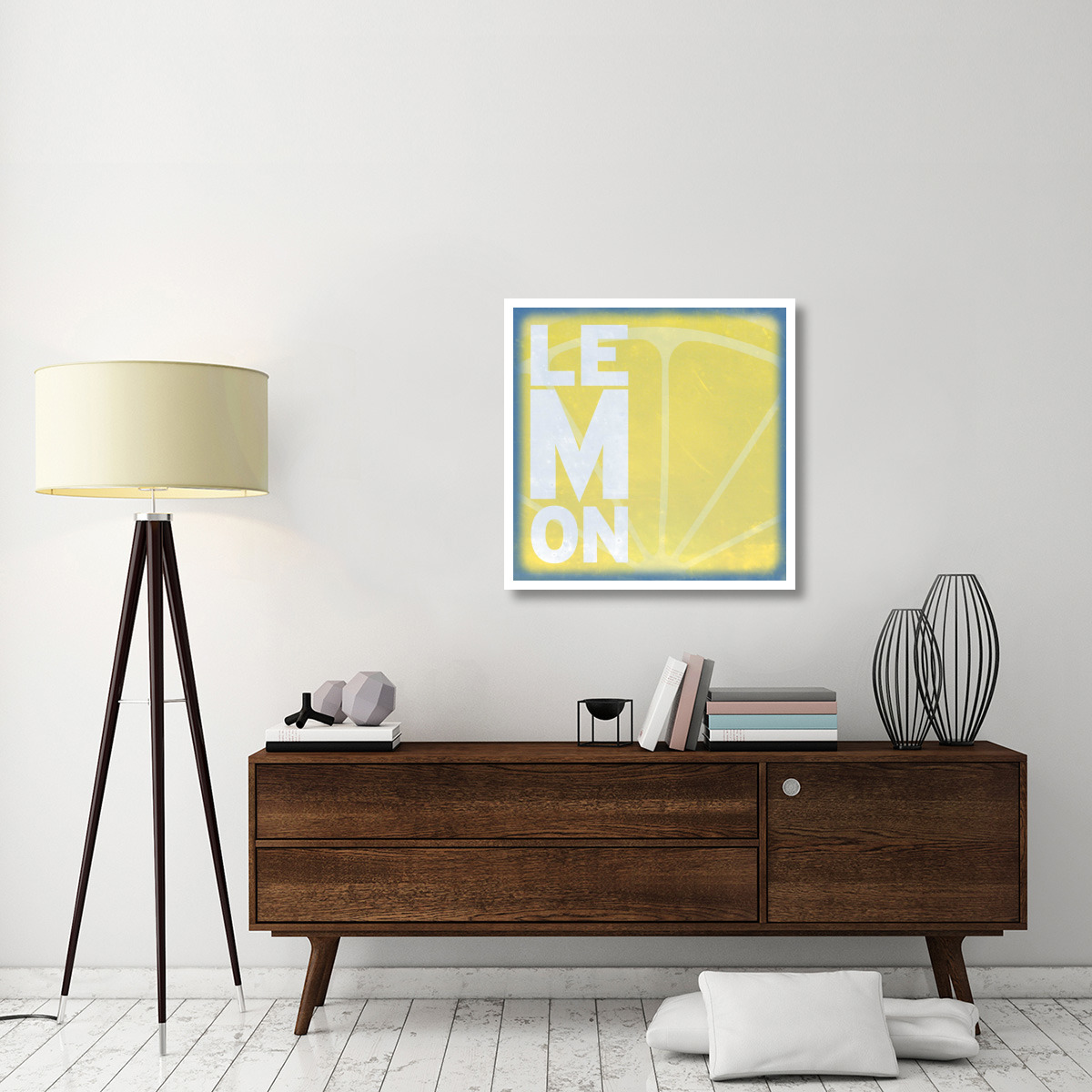 Citrus - Lemon -Paper Art-32&quotx32"