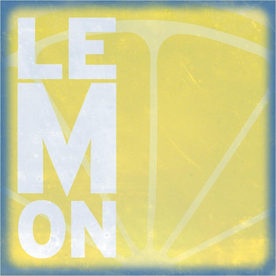Citrus - Lemon -Paper Art-38&quotx38"
