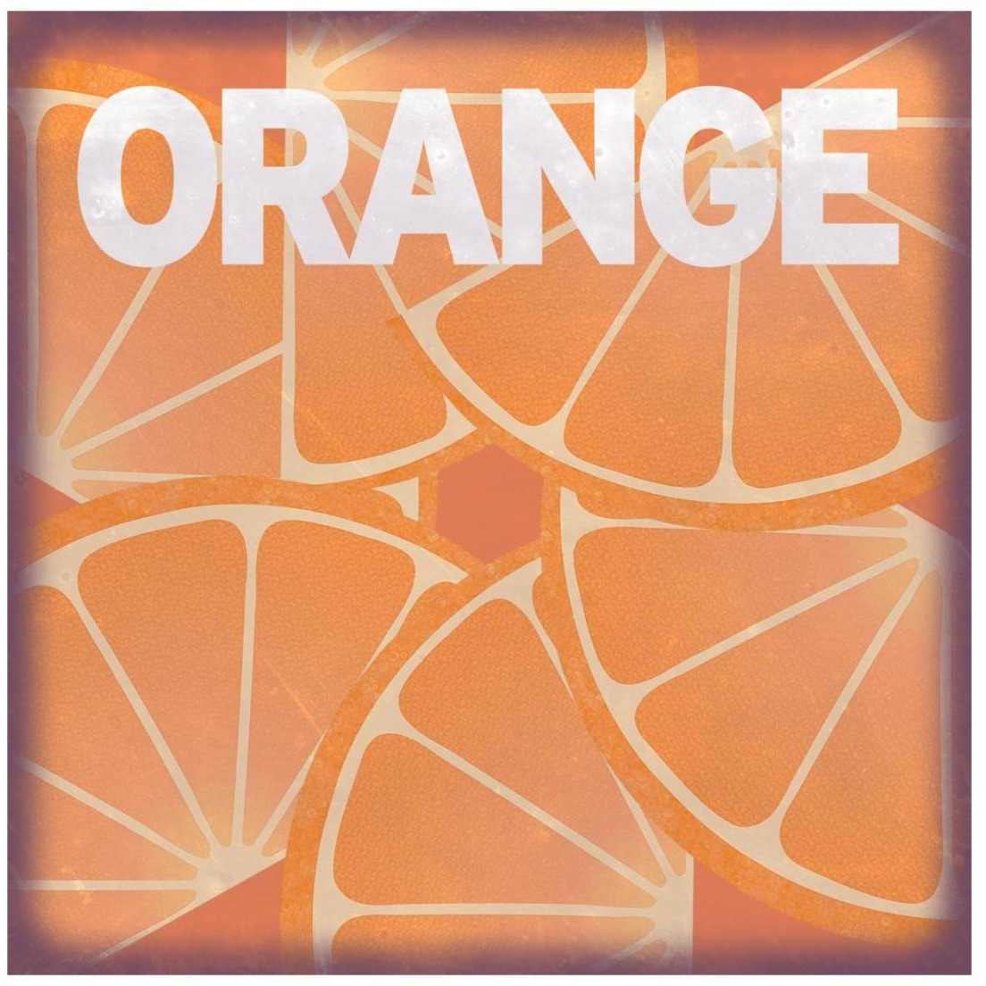 Citrus - Orange -Paper Art-20&quotx20"