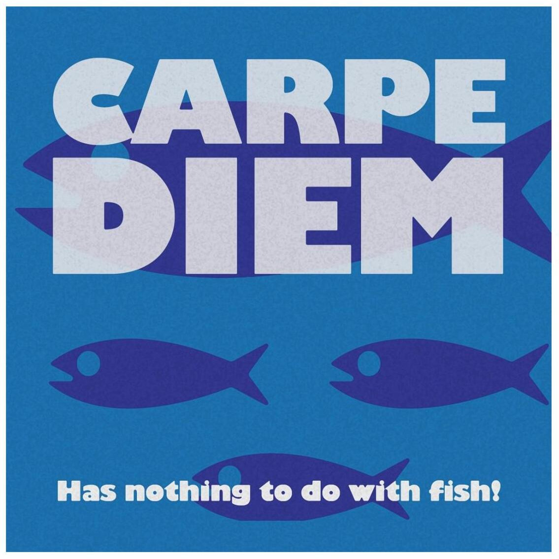 Morning Sentiments - Carpe -Paper Art-26&quotx26"