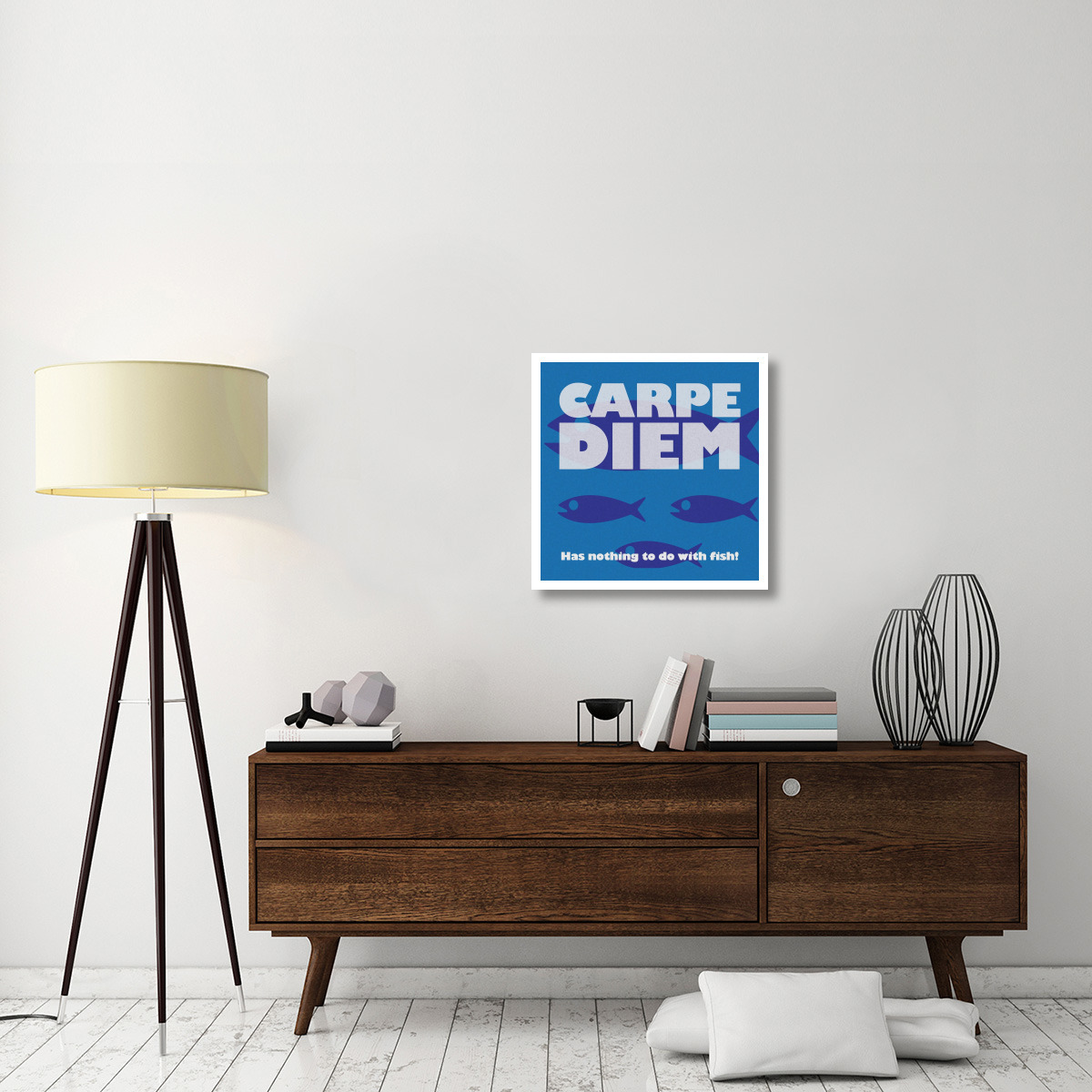 Morning Sentiments - Carpe -Paper Art-26&quotx26"