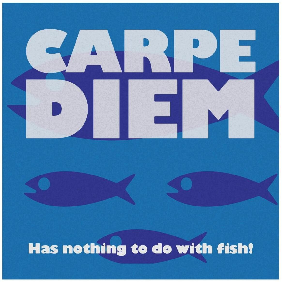 Morning Sentiments - Carpe -Paper Art-42&quotx42"