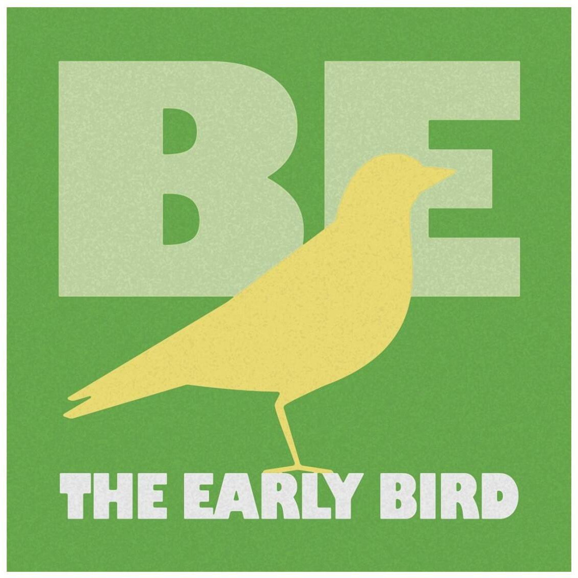 Morning Sentiments - Early Bird -Paper Art-26&quotx26"