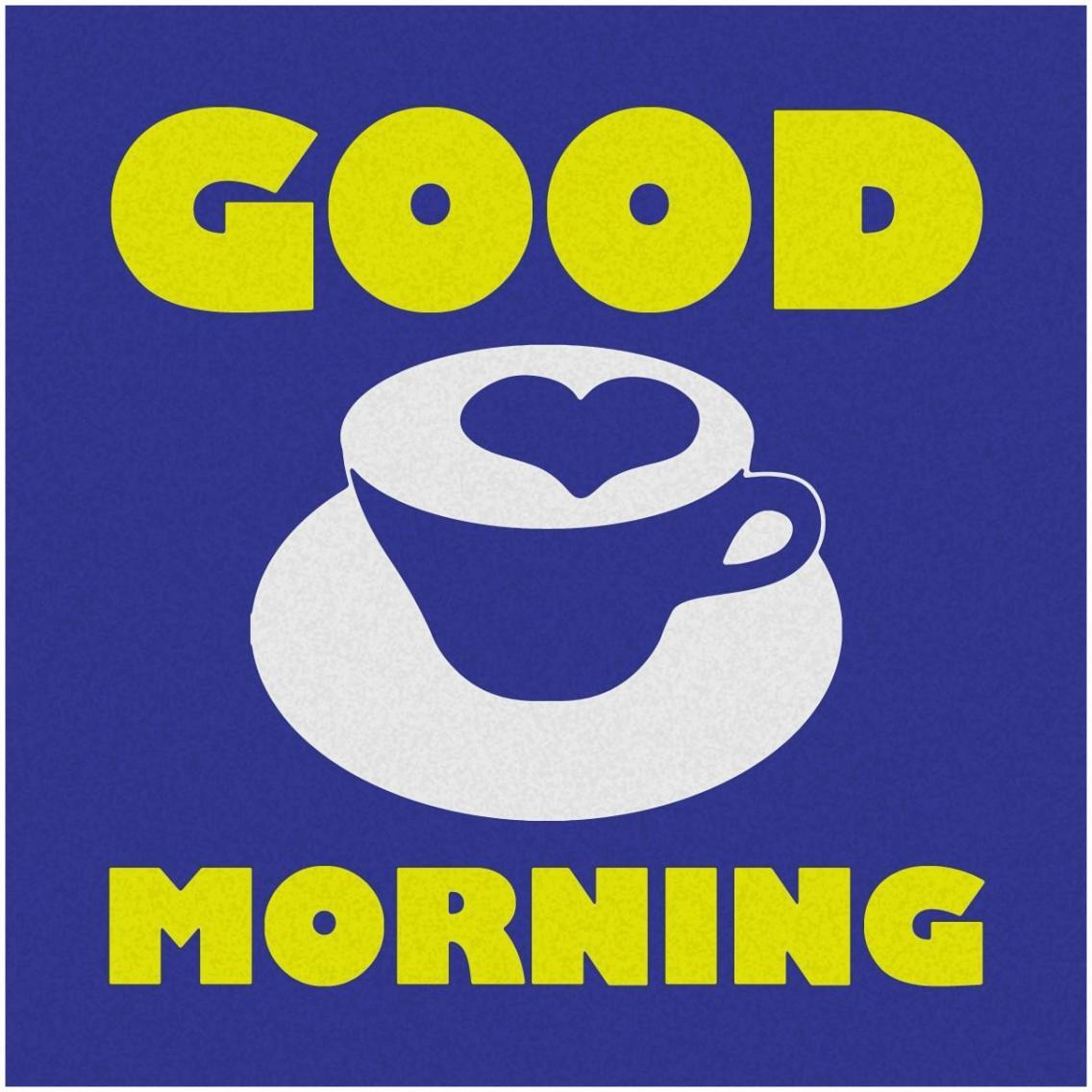 Morning Sentiments - Good Morning -Paper Art-32&quotx32"