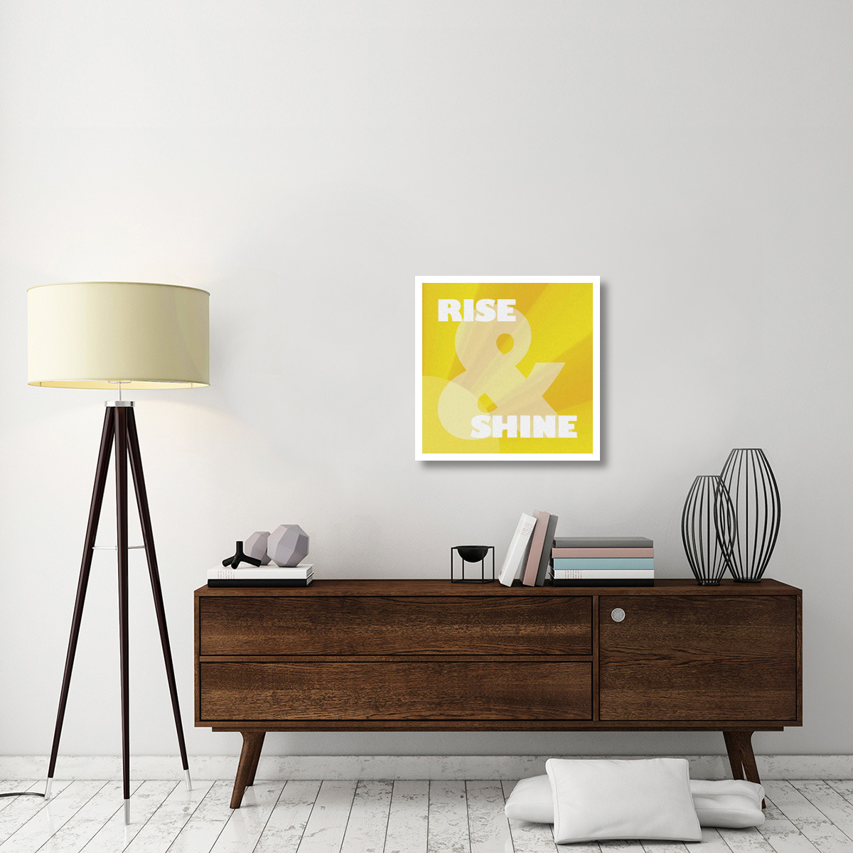 Morning Sentiments - Rise and Shine -Paper Art-26&quotx26"