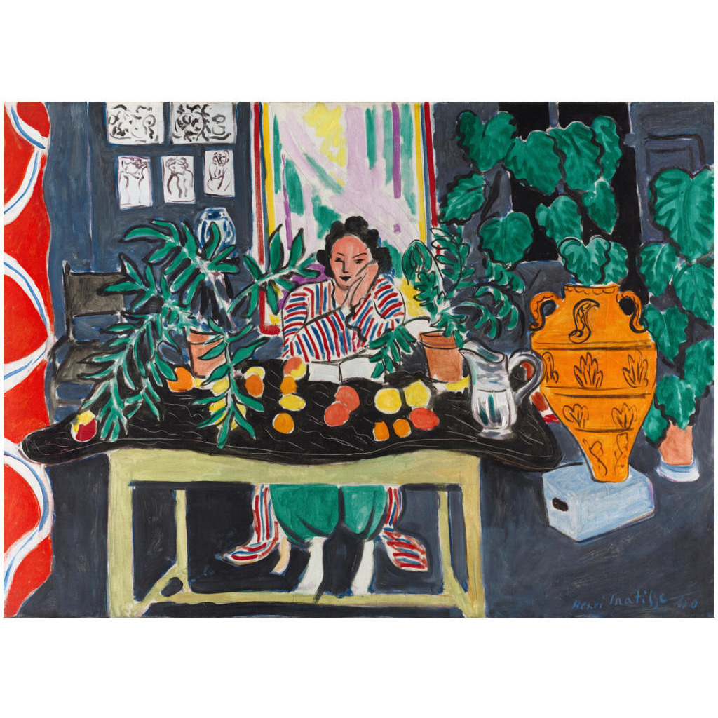 Interior with an Etruscan Vase, 1940 -Paper Art-24&quotx18.06"