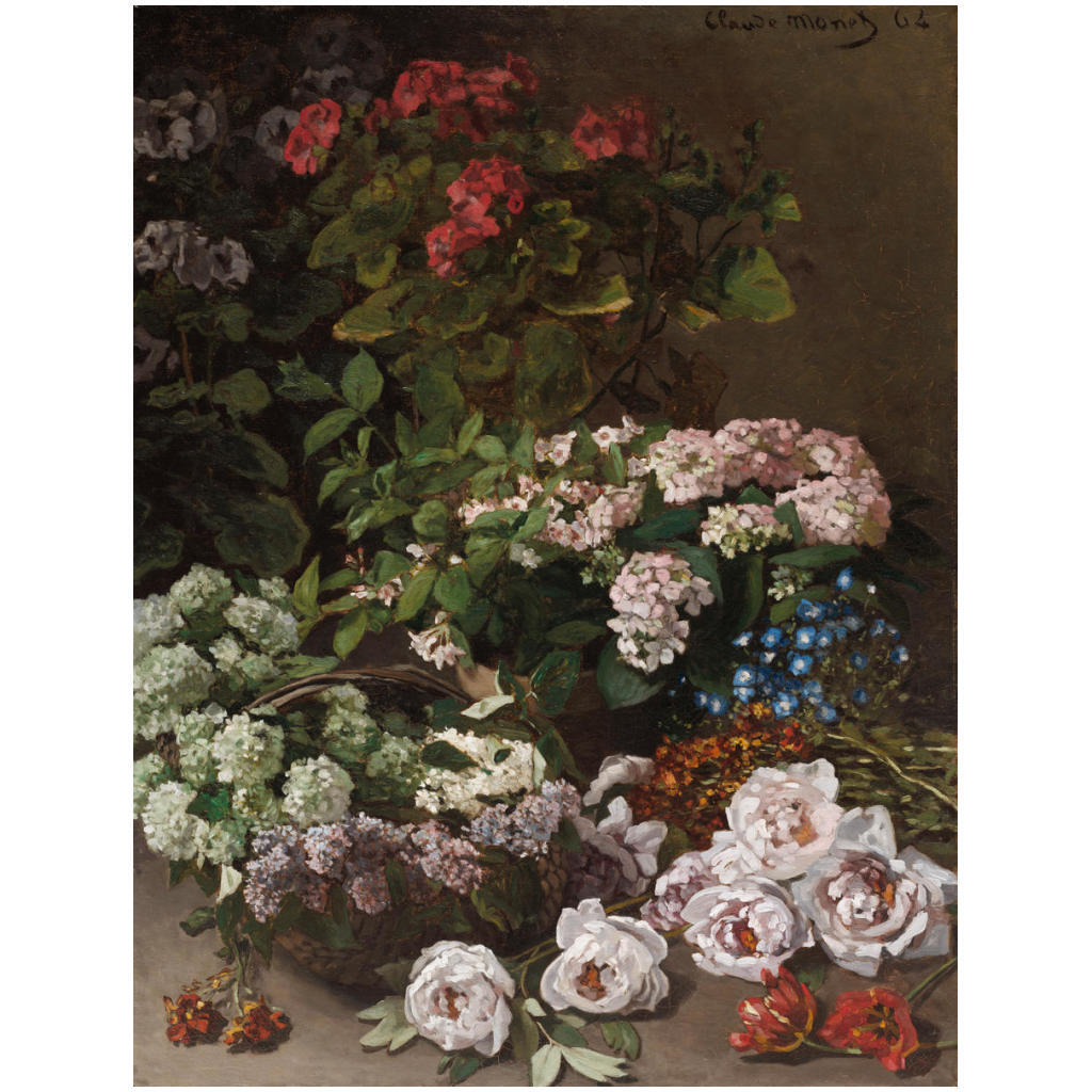 Spring Flowers, 1864 -Paper Art-18.794&quotx24"