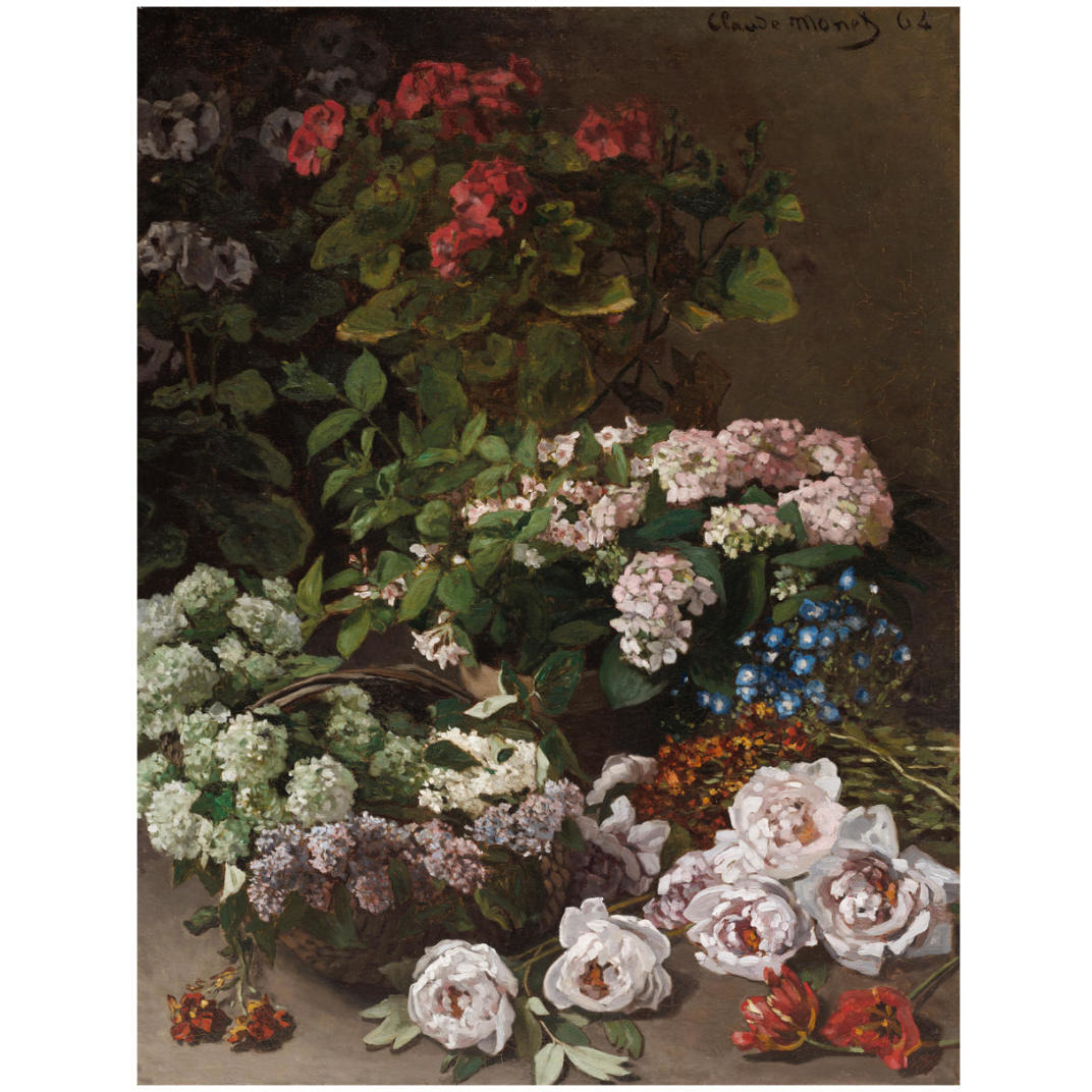Spring Flowers, 1864 -Paper Art-24.901&quotx32"
