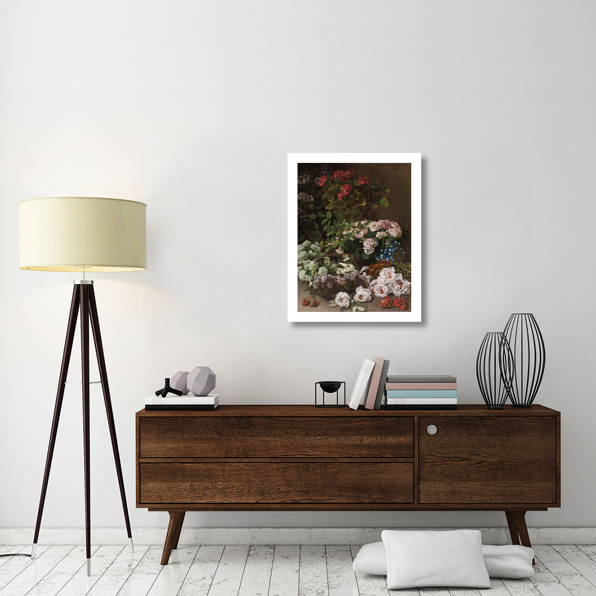 Spring Flowers, 1864 -Paper Art-24.901&quotx32"