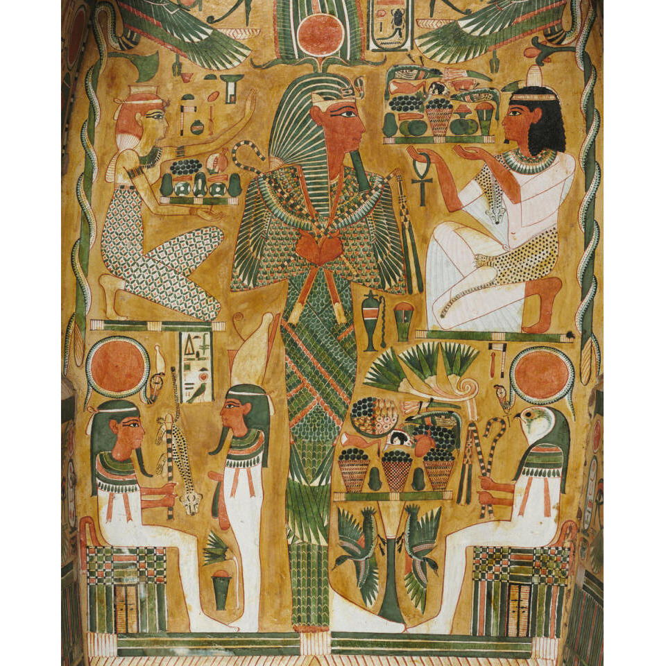 Coffin of Bakenmut (interior detail), c. 1000-900 BC -Paper Art-15.008&quotx18"