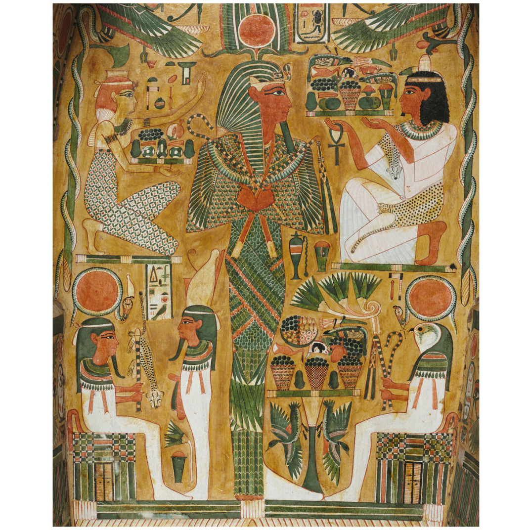 Coffin of Bakenmut (interior detail), c. 1000-900 BC -Paper Art-26.39&quotx32"