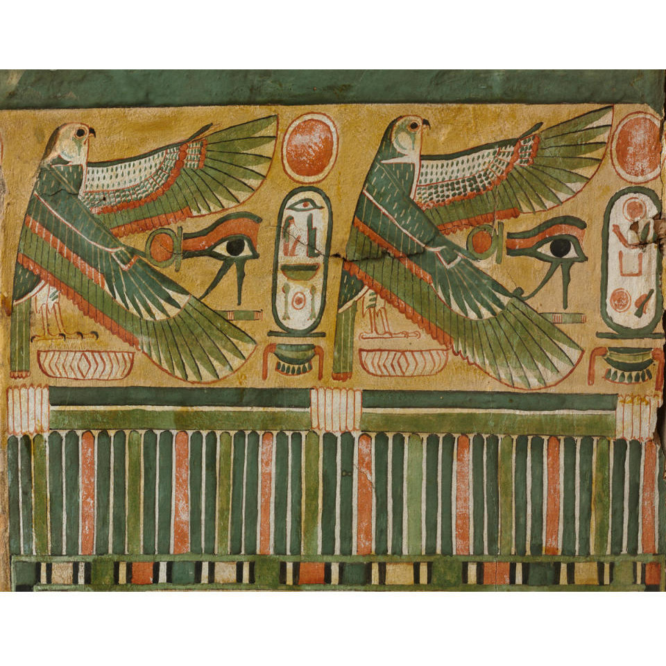 Coffin of Bakenmut (interior side detail), c. 1000-900 BC -Paper Art-18&quotx14.48"