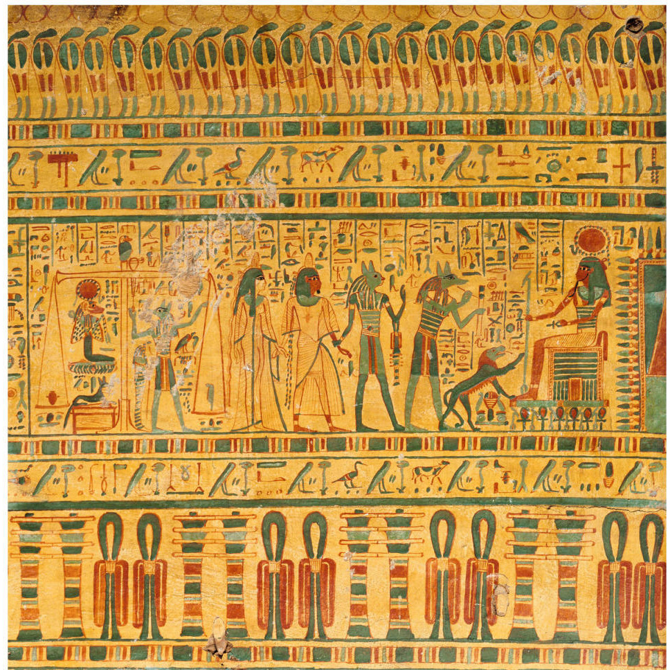 Coffin of Bakenmut (exterior detail), c. 1000-900 BC -Paper Art-17.842&quotx18"