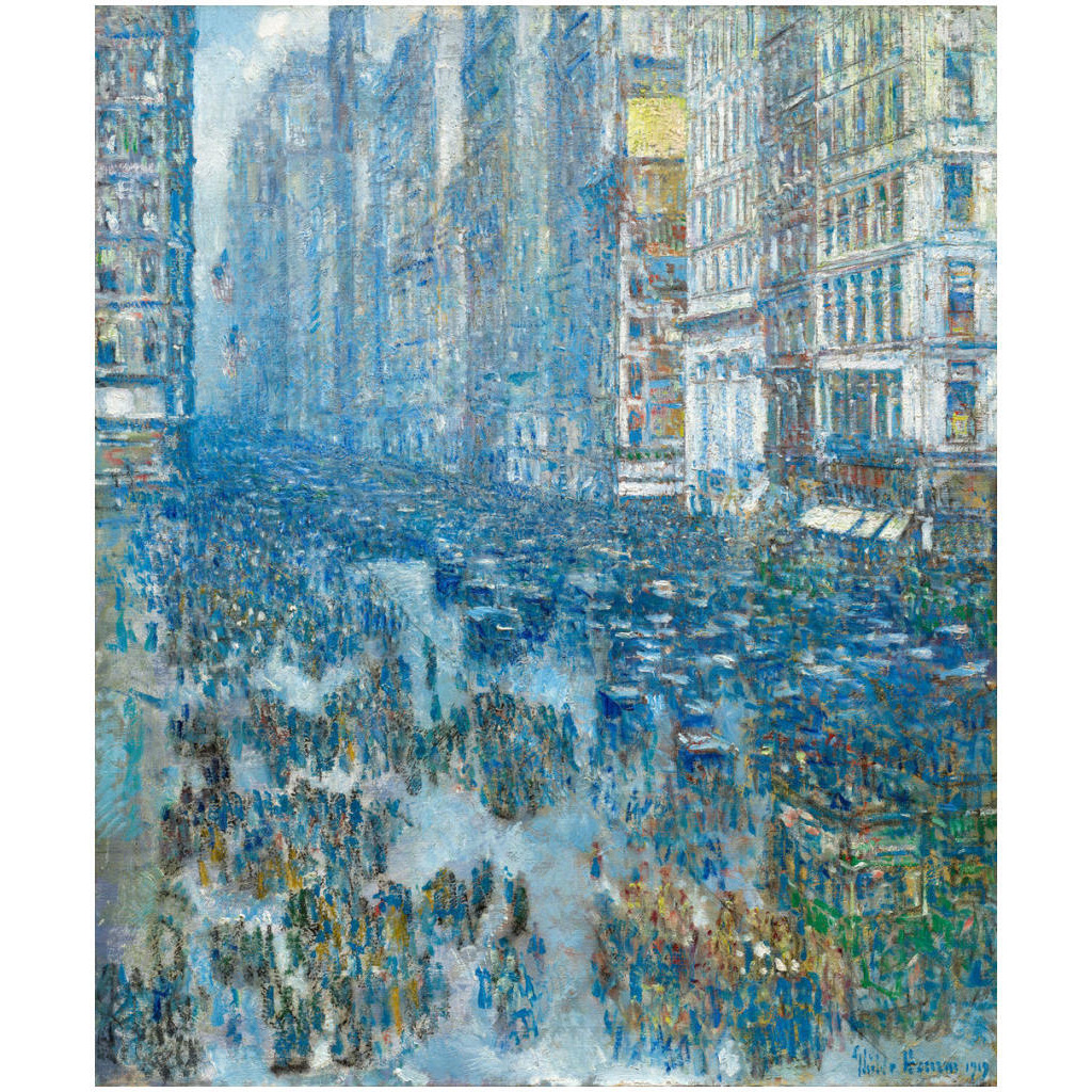 Fifth Avenue, 1919 -Paper Art-20.333&quotx24"
