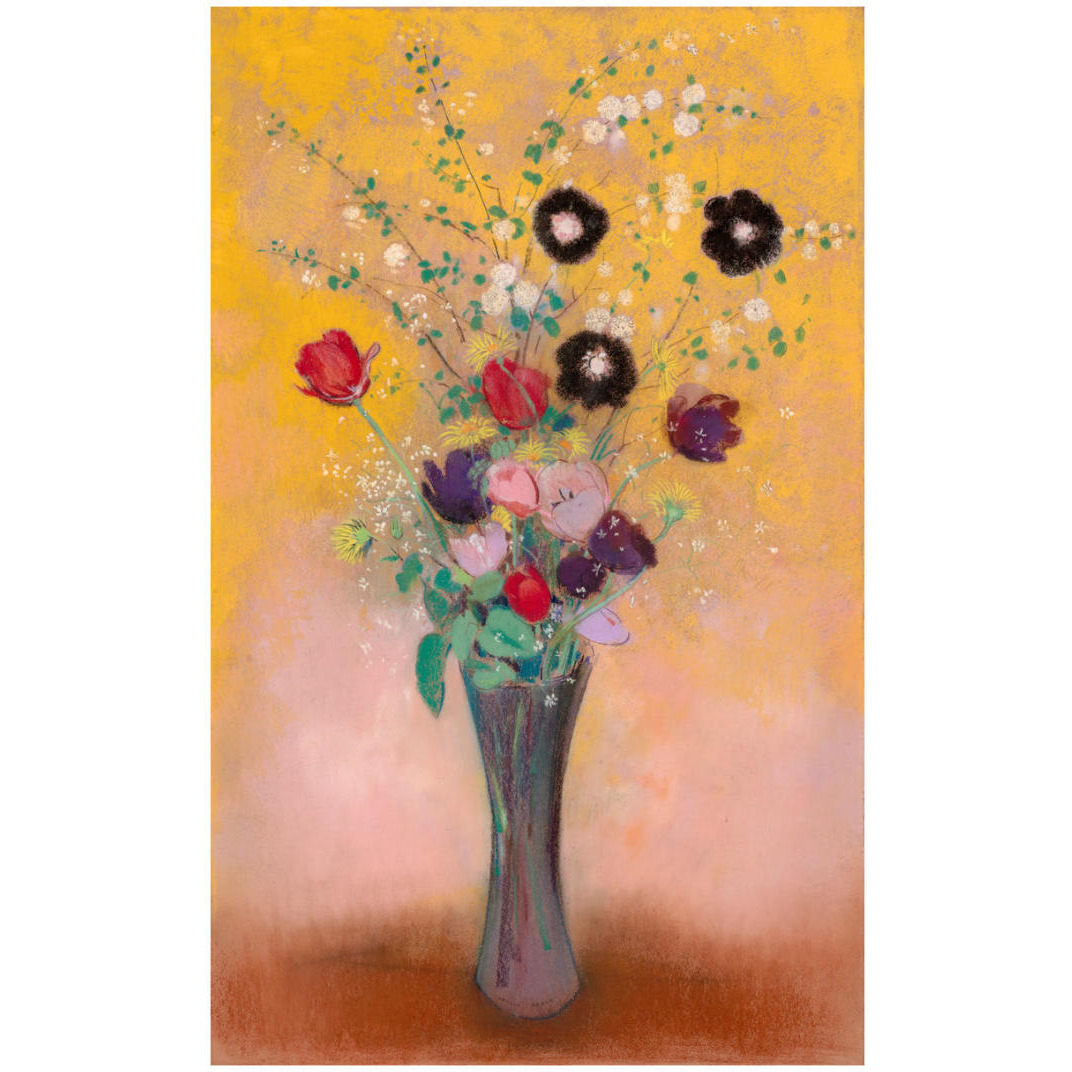 Vase of Flowers, 1916 -Paper Art-20.519&quotx32"