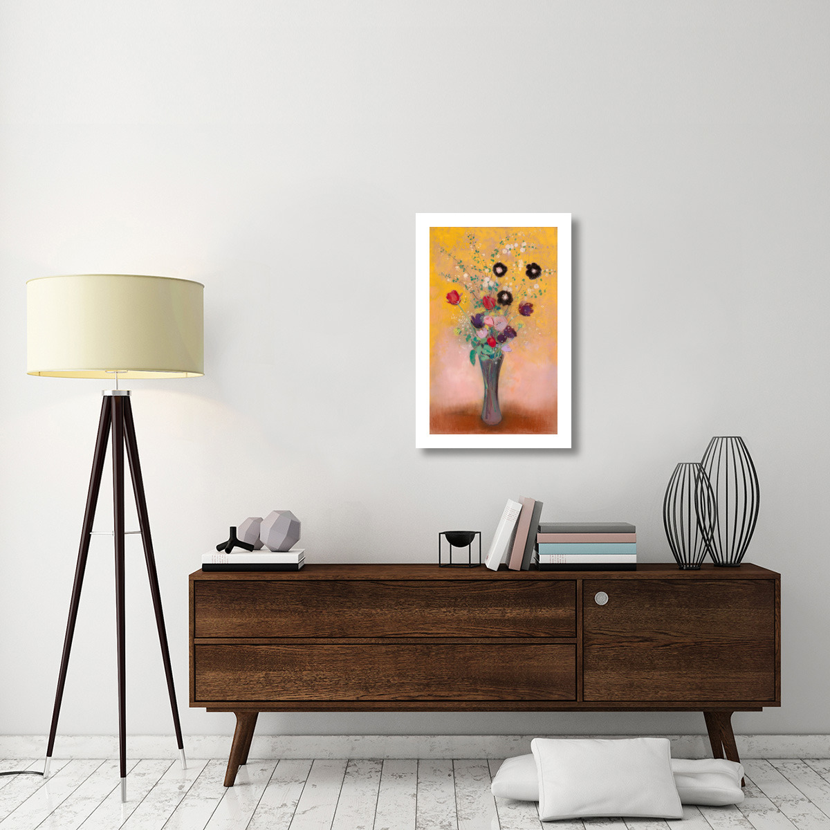 Vase of Flowers, 1916 -Paper Art-20.519&quotx32"