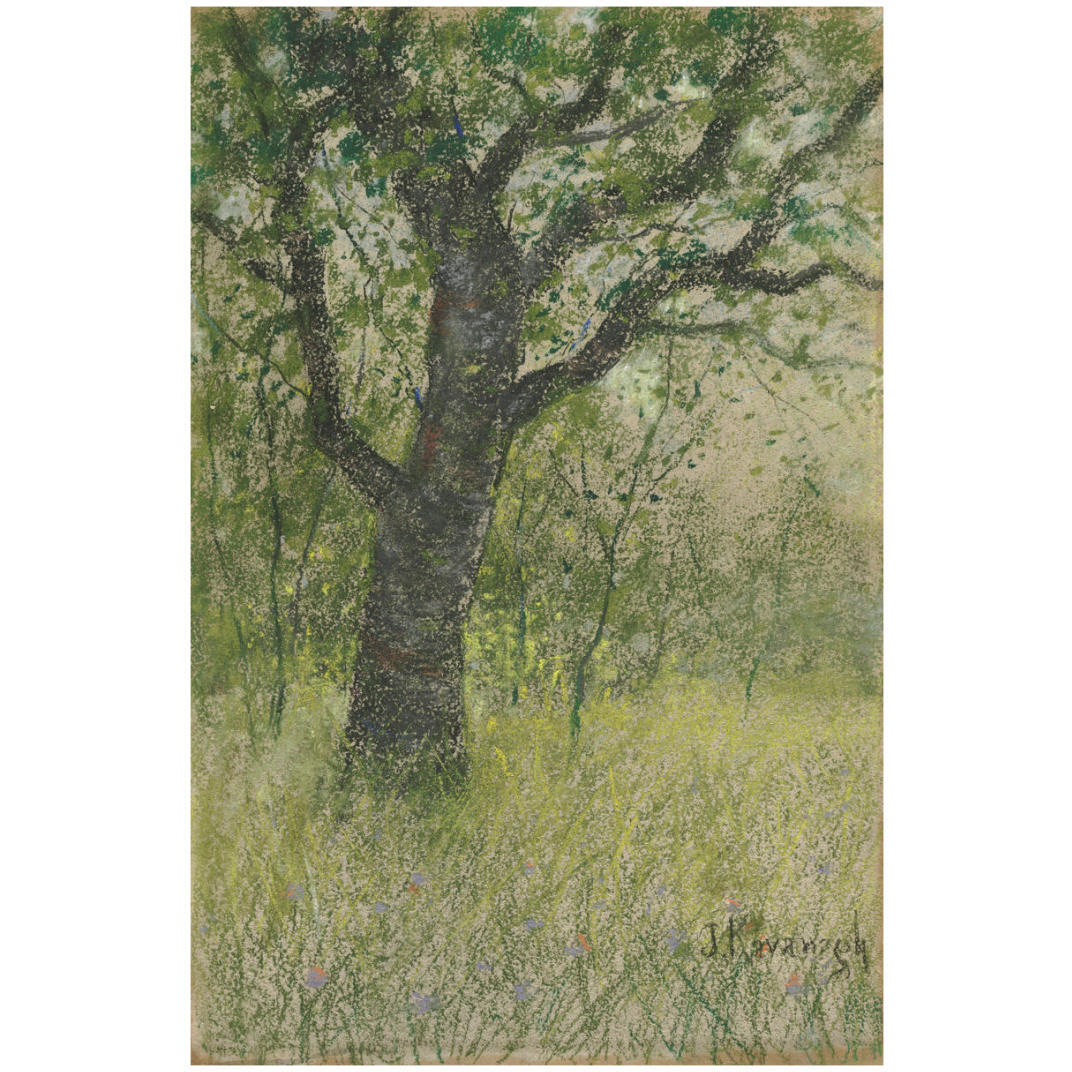 Landscape, 1800s -Paper Art-21.608&quotx32"