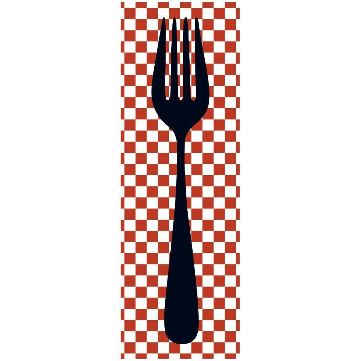 Mealtime Picnic - Fork -Paper Art-20&quotx56"