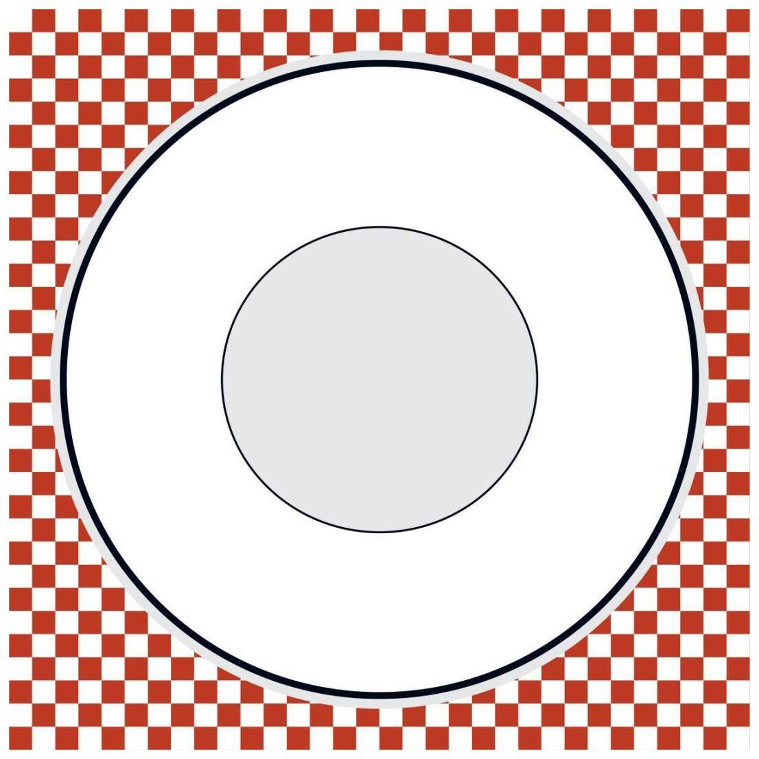 Mealtime Picnic - Plate -Paper Art-20&quotx20"