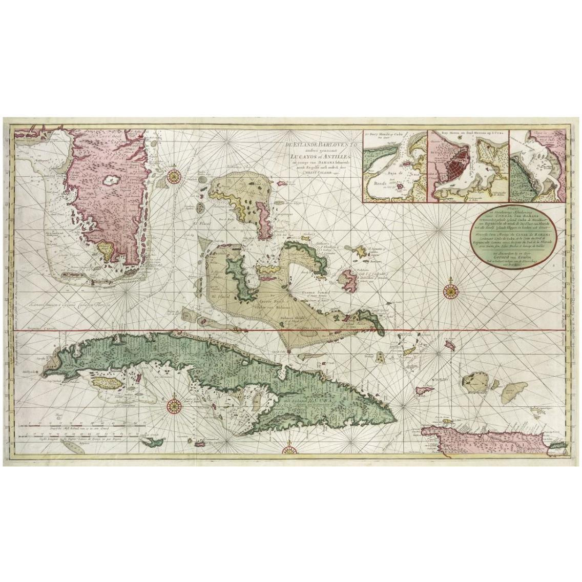 Cuba, 1722 -Paper Art-32&quotx20.3"