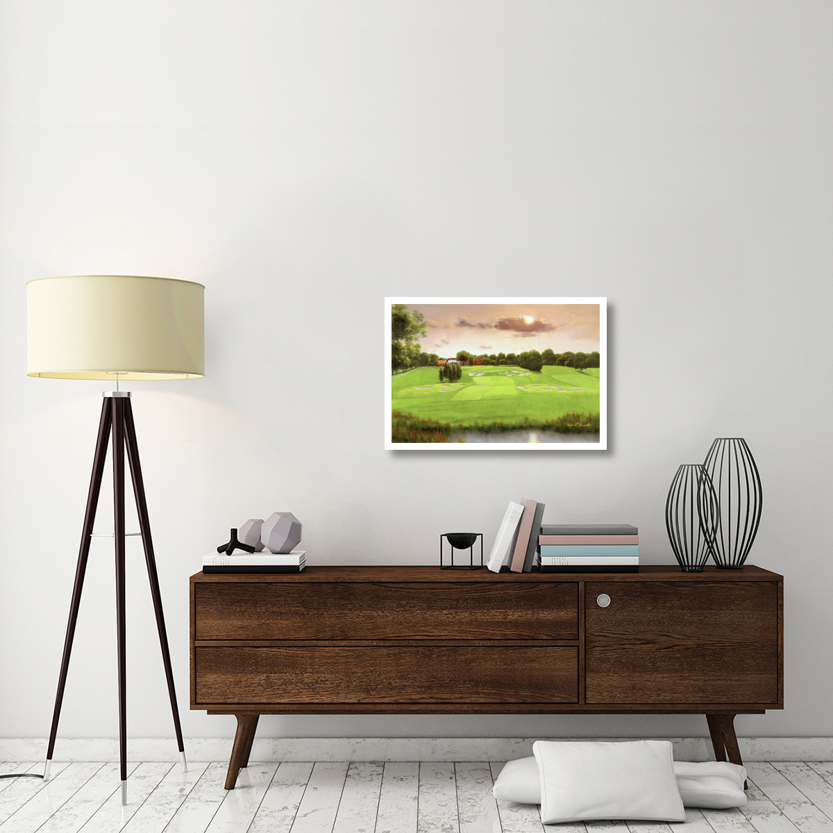 Bethpage Black -Paper Art-32&quotx22"